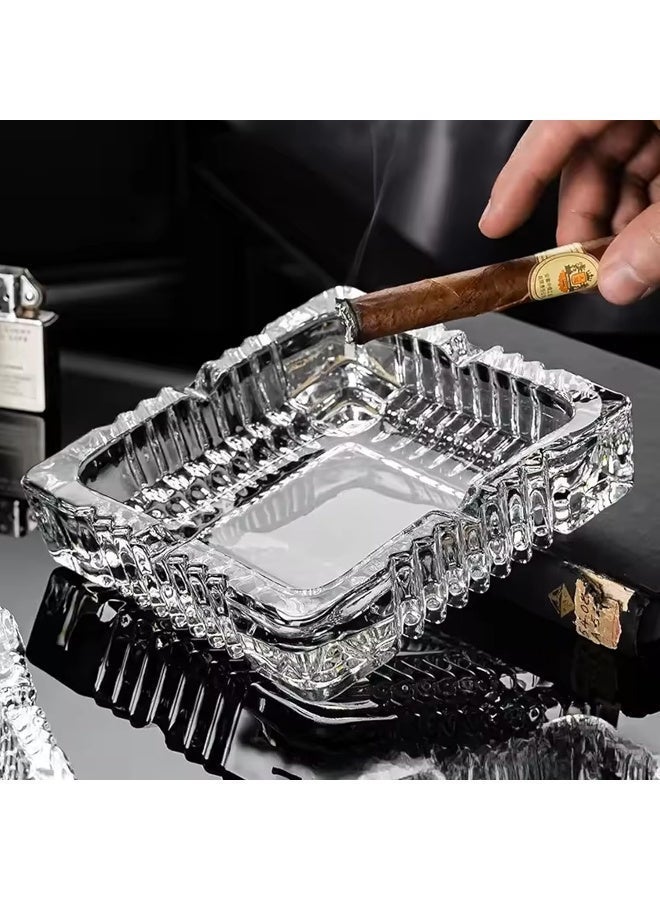 Red Cherry 1 Pack Glass Square Ashtrays for glass Ashtray for restaurant Outdoor home Decoration - Image 5
