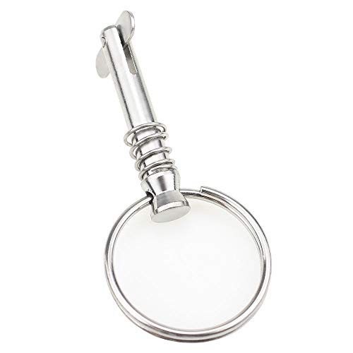 Hysagtek 6 Pcs Bimini Pins 1/4" Diameter Bimini Top Hardware, Quick Release Pin Boat Canopy Pins for Boat Canopy Marine Hardware, 316 Stainless Steel with Pull Ring - Image 5