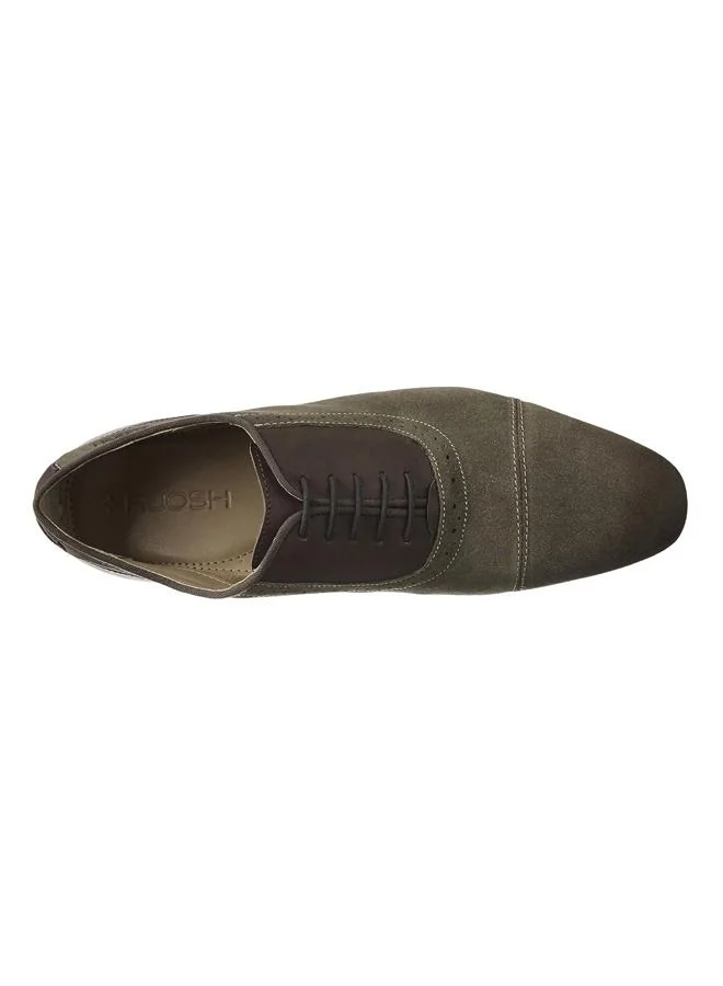 RUOSH Mens Oxford Derby Lace up Comfort Leather Work Office Formal Occasion Party Wear Premium Shoes