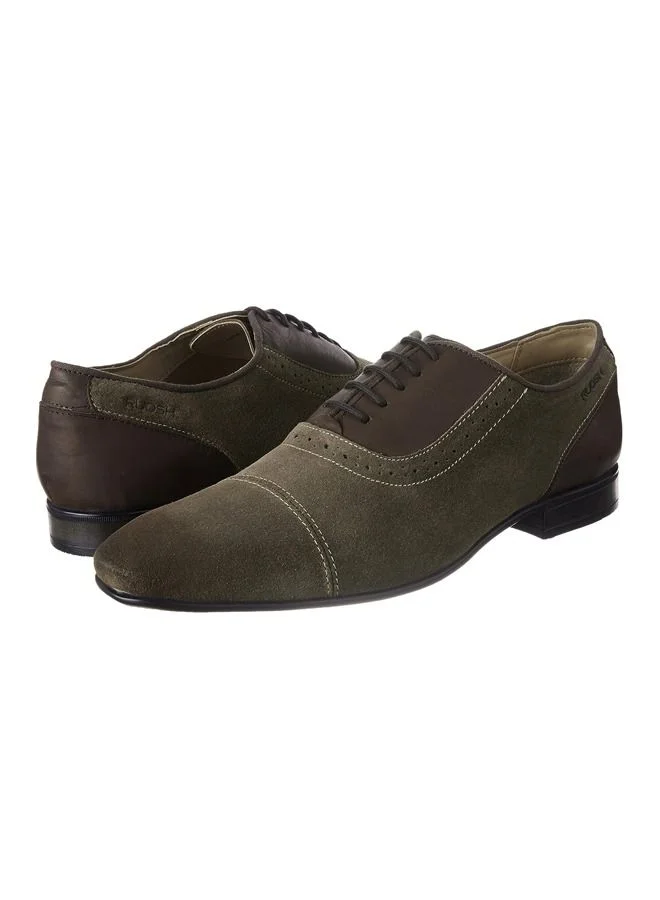 RUOSH Mens Oxford Derby Lace up Comfort Leather Work Office Formal Occasion Party Wear Premium Shoes