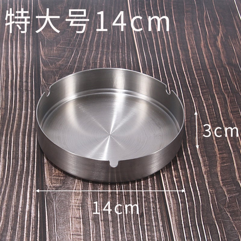 Stainless Steel Sand Ashtray Bar Ktv Anti-Fly Ash Ashtray Windproof Belt Flue Column Drop Resistant Fashion Ashtray - Image 1
