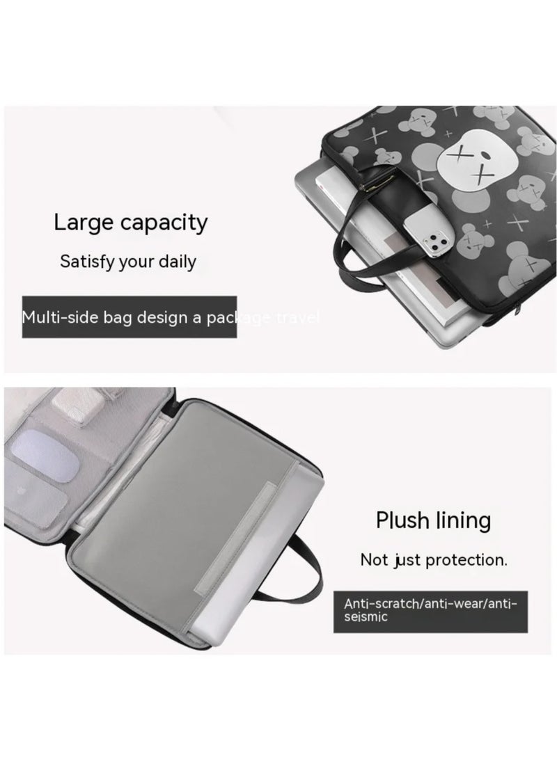 Laptop and MacBook Bag (15.6) inch, ,Drop proof And Waterproof Simple Handbag for Men & Women 42*30.5*3.5 CM  - Image 4