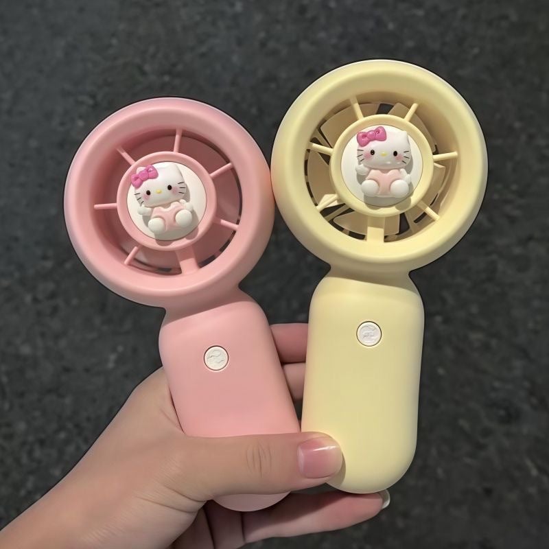مروحة محمولة صغيرة لطيفة على شكل قطة قابلة للشحن عبر USB - Image 5