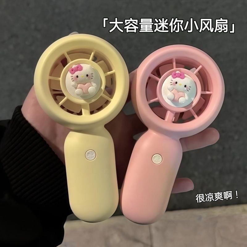 مروحة محمولة صغيرة لطيفة على شكل قطة قابلة للشحن عبر USB - Image 4