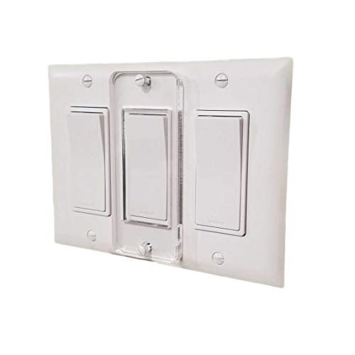 SpeedFreakCNC Decora Switch Plate Cover Lock, Child Protection, Residential, Lighting, Sump Pump, Indoor/Outdoor - Image 1