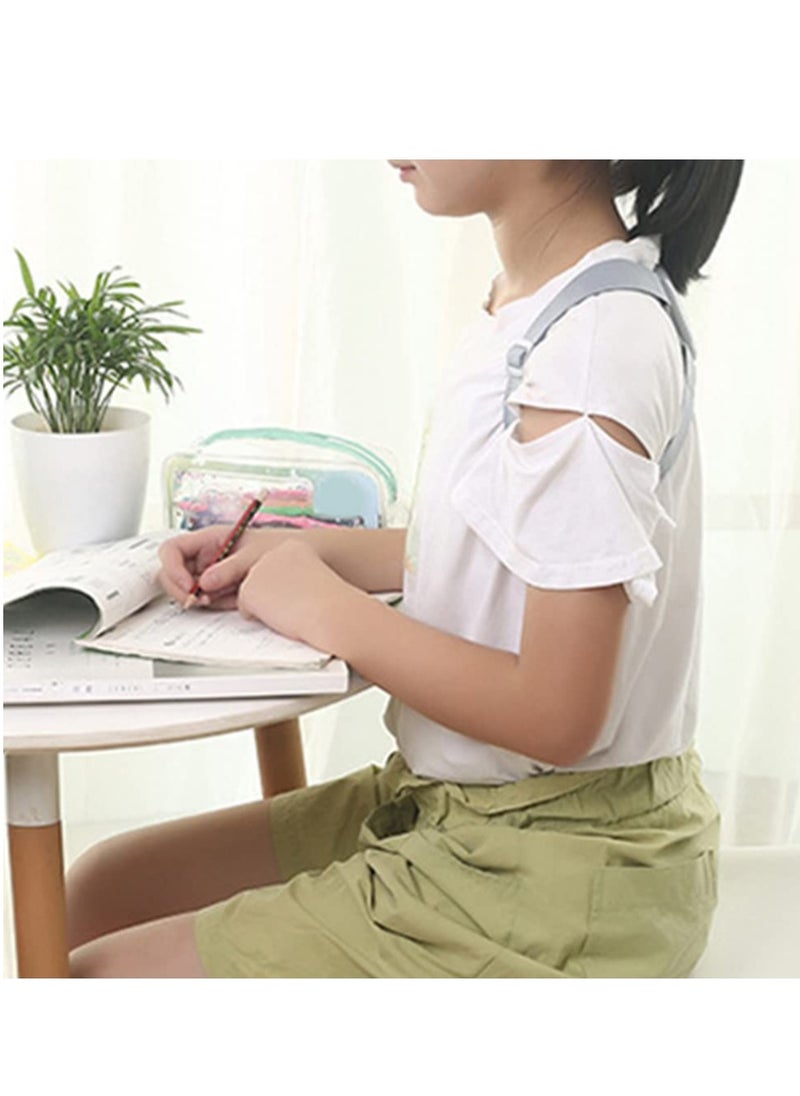 SYOSI Smart Posture Corrector, Upper Back Brace with Vibration Intelligent Posture Reminder, Help to Keep Right Posture to Keep a Good Habit, Posture Trainer for Women, Kids, Men  - Image 4