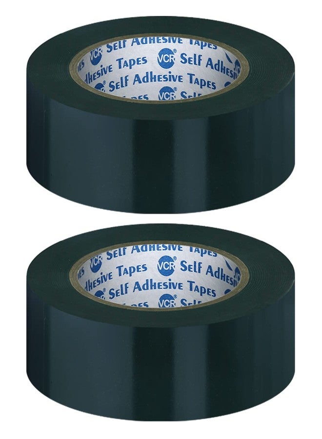 VCR Double Side Black Foam Tape - 7 Meters in Length - 24mm / 01" Width - 2 Rolls Per Pack - Multipurpose usage, Best for Mounting, Strong Adhesion for Walls, Crafts work and fixing Furnitures - Image 1