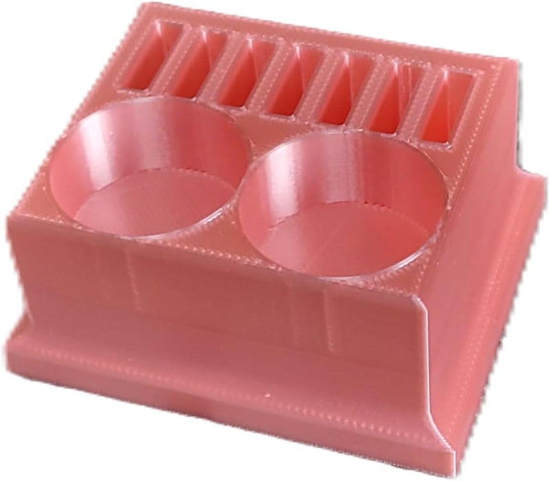 Znet3D Eye Drop Vials & Bottles Holder & Storage - Holds 7 Vials & 2 Bottles (Pink) - Image 1