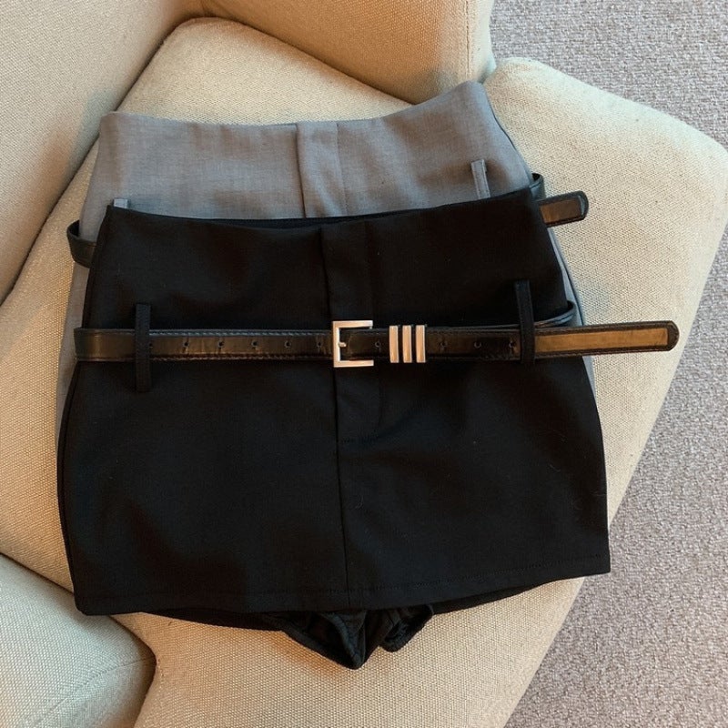 2024 Summer Plus Size Korean Style Design Sense Spice Girls Niche High Waist Slim Elegant Skirt Hip Suit Skirt - Image 4