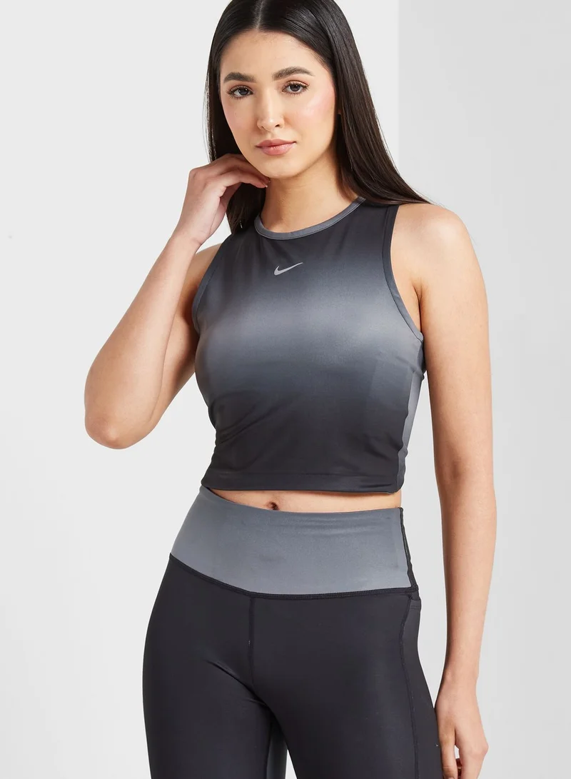 Nike Dri-Fit Swoosh Printed Cropped Top