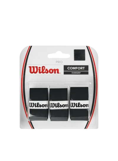 Wilson Pro 3 Pack Overgrip Set - Black