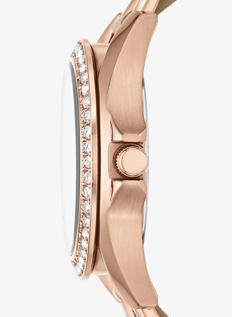 Fossil  Riley Two Tone Analog Watch for Women | Best Price UAE