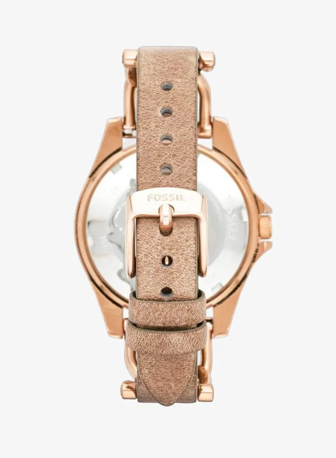 Fossil Riley Two Tone Analog Watch