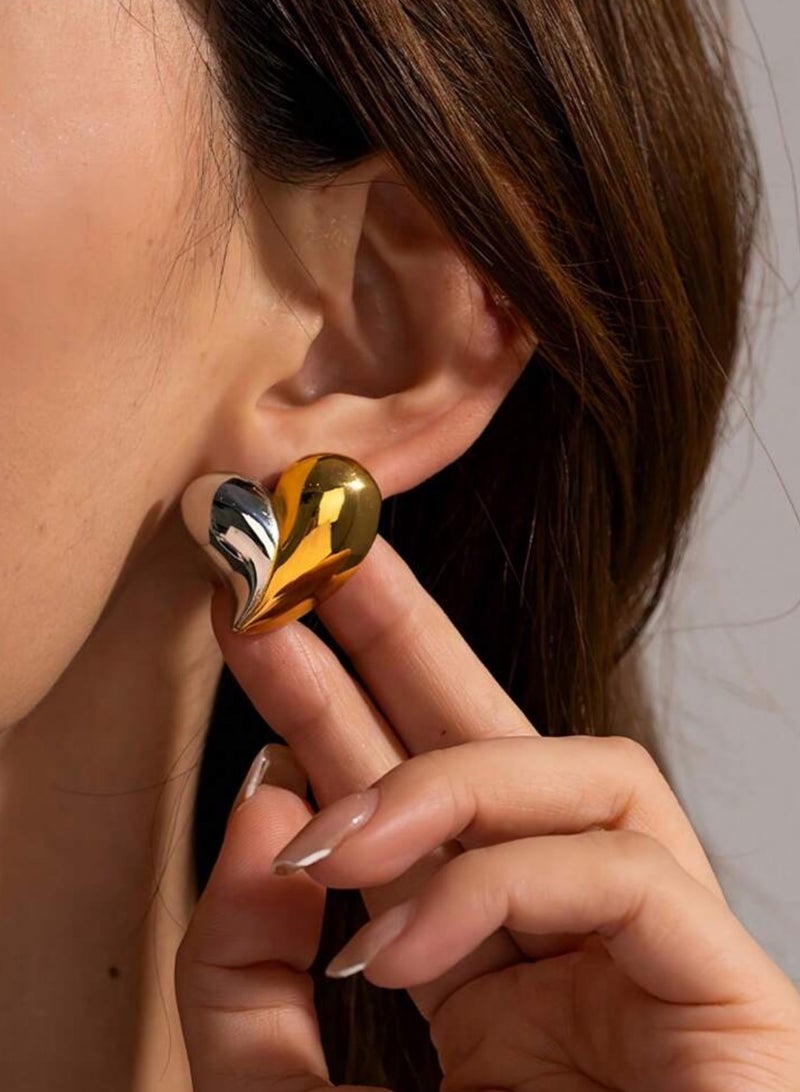 إيكوال حلق اذن نسائي بتصميم أنيق من الاستانلس ستيل - Image 1