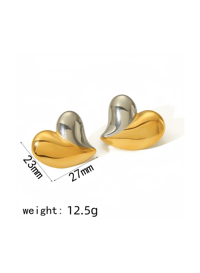 إيكوال حلق اذن نسائي بتصميم أنيق من الاستانلس ستيل - Image 4