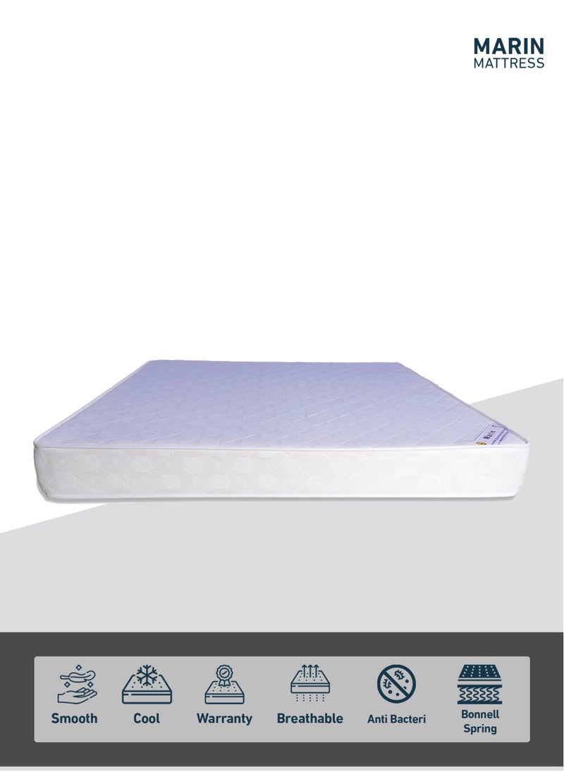 Art Comfort Marin | Queen Size Bed Mattress, 20 cm height, Bonnell Springs for firm support and medium softness, designed for ultimate comfort and a restful sleep experience, Size 200*140 cm.  - Image 1
