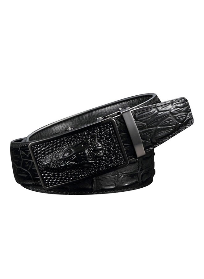 Generic Ratchet Belt for Men,Upgraded Tail Hidden Design mens belt Leather for Dress Pant Shirt Oxfords,Micro Adjustable  - Image 2