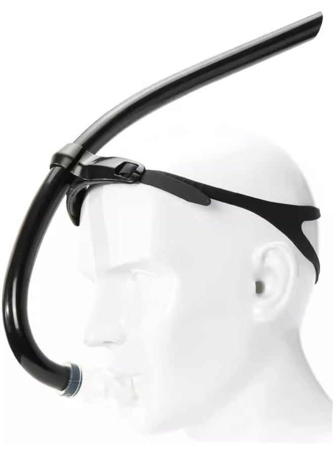 Front-mounted swimming snorkel with silicone mouthpiece | Comfortable swim snorkel for training and snorkeling - Image 4
