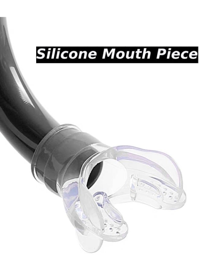 Front-mounted swimming snorkel with silicone mouthpiece | Comfortable swim snorkel for training and snorkeling - Image 3