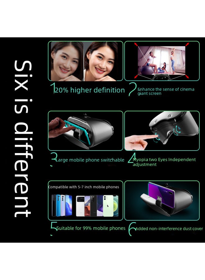 Vrgprox7 New Glasses Mobile Phone Dedicated Virtual Reality 3d Glasses Yuan Universe With Gifts A Generation Of Hair - Image 3