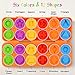 CPSYUB Toddler Toys 18 Month Toys Christmas Eggs Gifts for 1 2 3 Year Old GirlsBoys Montessori Matching Eggs Educational Color Shape Recognition Skills Learning Toys BPA Free - Image 3