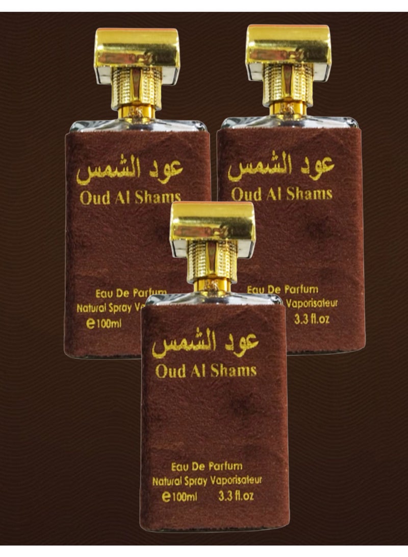 Oud Al Shams 3 Pieces Oud Al Shams Perfume 100 Ml EDP - Image 1