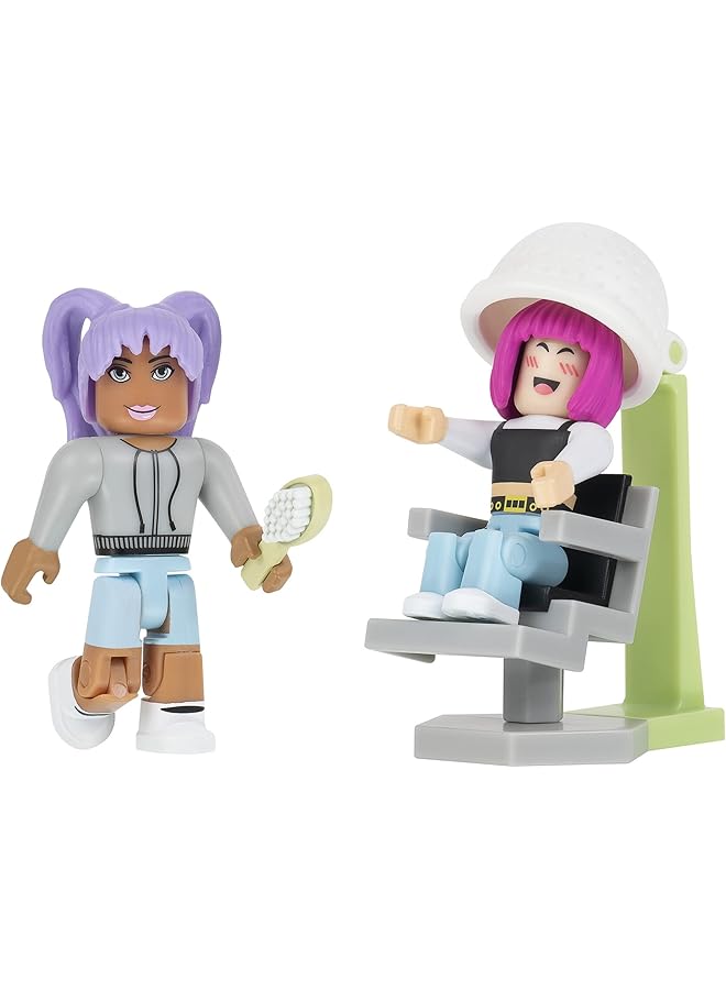 ROBLOX Celebrity Collection Brookhaven Hair And Nails Game Pack Includes Exclusive Virtual Item - Image 1