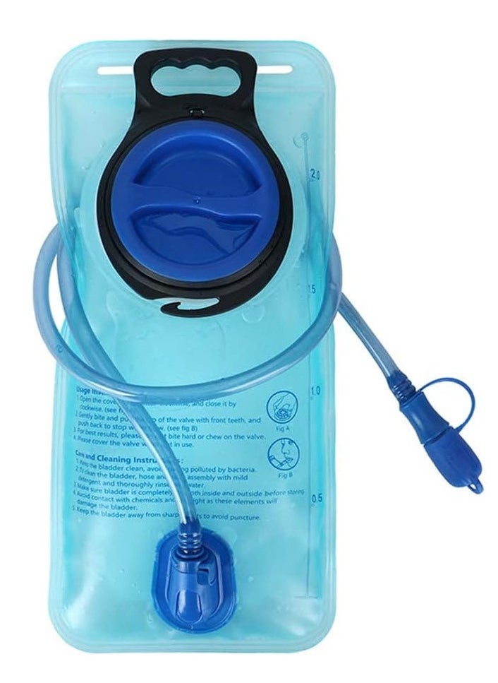 Meetion Hydration Bladder - 2L Water Reservoir, Replacement Water Bladder BPA Free, Leak Proof Hydration Pack for Running Cycling Hiking Camping Climbing  - Image 1