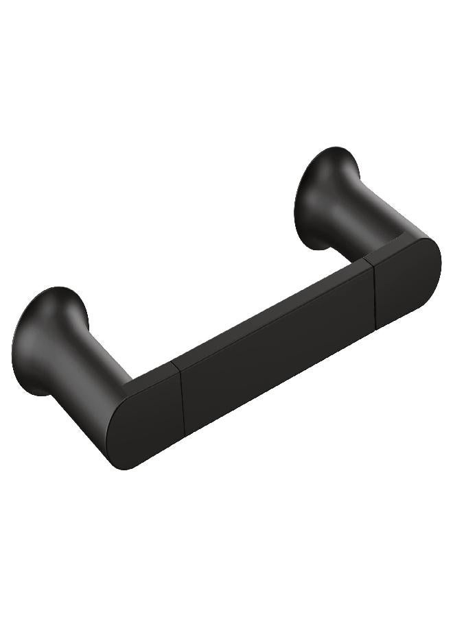 MOEN Moen Genta Matte Black Modern 6.8-Inch Length Hand-Towel Bar for Bathroom or Kitchen, BH3886BL  - Image 1