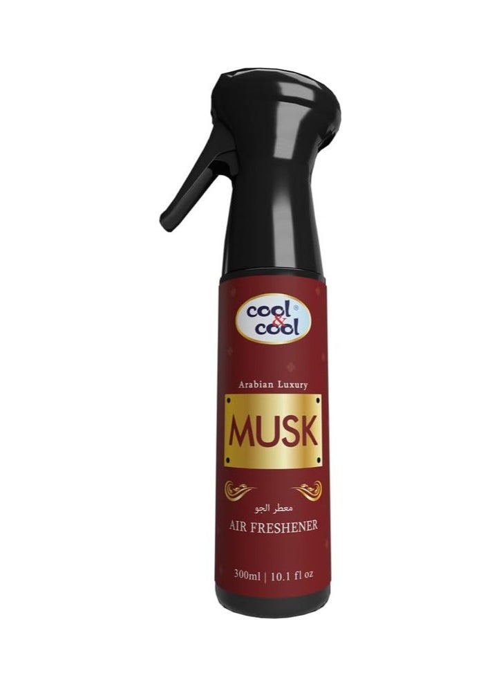 Cool & Cool Musk Easy To Use Air Freshener Scent Of Arabian Luxury 300ml  - Image 1