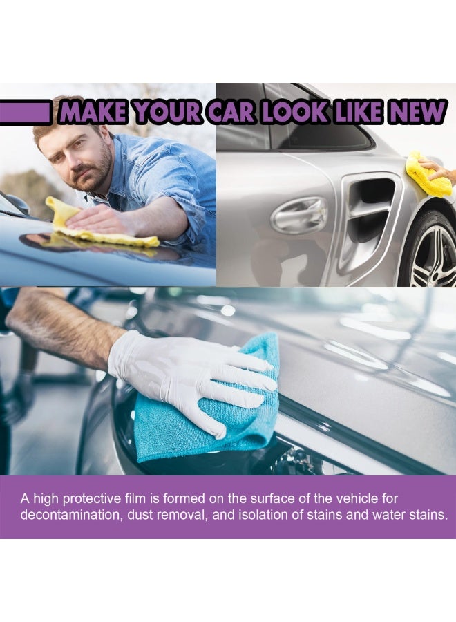 RAYHONG 3 in 1 High Protection Quick Car Coating Spray, Car Wax Polish Spray, Quick Detail Spray for Cars，Car Surfaces are Coated, Repaired and Polished to Remove Dirt and Grease Easily 100ml - Image 5