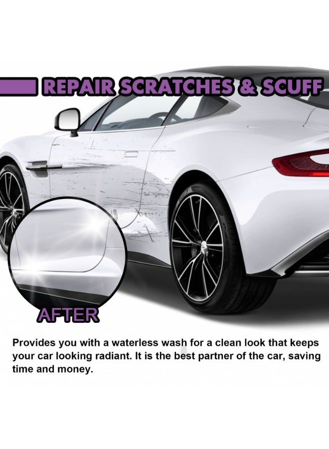 RAYHONG 3 in 1 High Protection Quick Car Coating Spray, Car Wax Polish Spray, Quick Detail Spray for Cars，Car Surfaces are Coated, Repaired and Polished to Remove Dirt and Grease Easily 100ml - Image 3