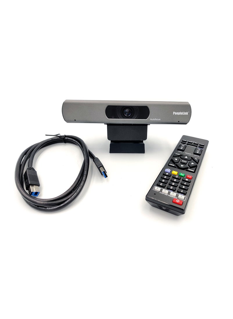 PeopleLink - InstaVC 4K-120 Auto Frame USB Camera, Black - Image 1