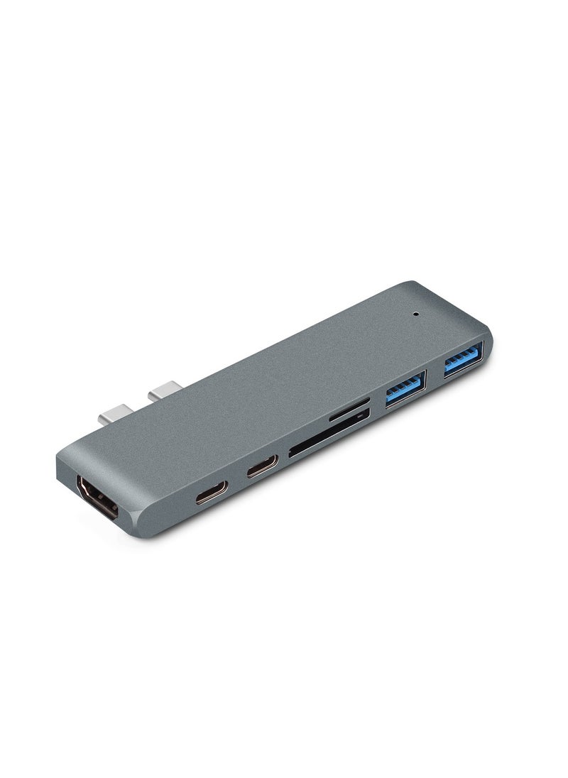 Generic - 7-in-1 MacBook Pro/Air Dedicated Docking Station Hub Adapter - Image 1