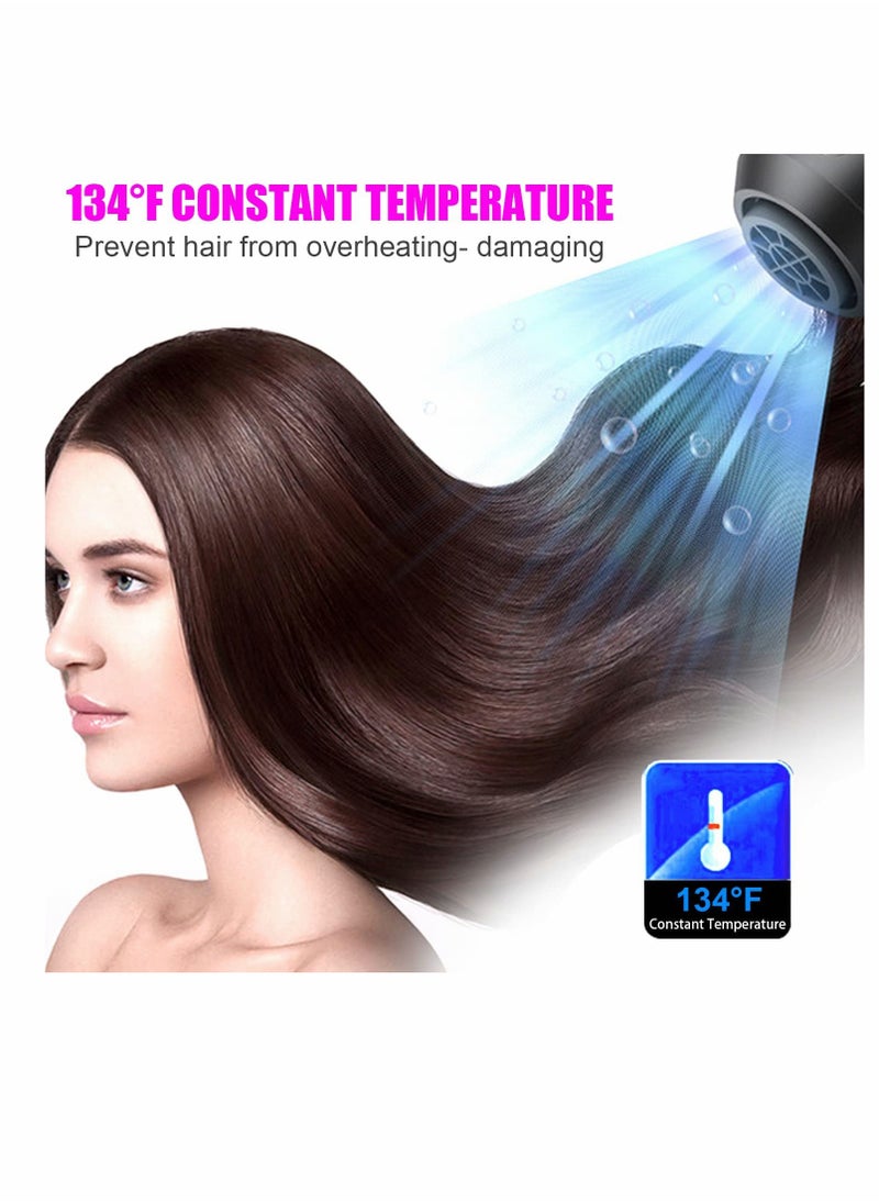 KASTWAVE - Ionic Hairdryer, KASTWAVE Professional Hair Dryer 2000W Ionic Hairdryer with 1 Diffuser & 2 Nozzles with 3 Heating 2 Speed and Cool Button for Different Hairstyles Home Salon Travel Woman Man Kids - Image 1
