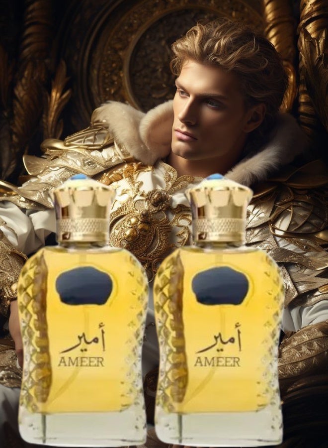 مناسك 2 قطع عطر امير 100مل - Image 1