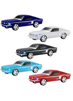 JOROBO Vintage Car Speaker Portable Wireless Speaker Long Standby High Power Sound Bass Car Shape WS-1967 Speaker with Flashing Lights Fm - BLUE  - Image 5