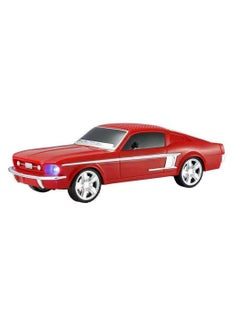 JOROBO Vintage Car Speaker Portable Wireless Speaker Long Standby High Power Sound Bass Car Shape WS-1967 Speaker with Flashing Lights Fm - BLUE  - Image 2