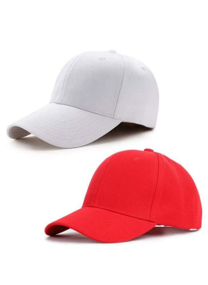 GoodBuy Bundle of 2 Summer Baseball sports Cap hat 