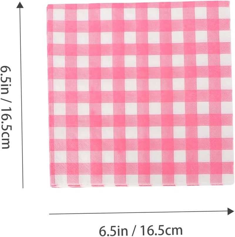 80 قطعة مناديل ورقية ملونة بنمط زهري لحفلات ونزهات وتزيين العطلات - Image 3