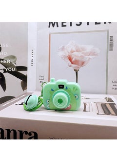 Creative Kurumi Camera Keychain Projector Kids Toy Melody Cinnamon Dog Bag Charm Green Monster-projection camera