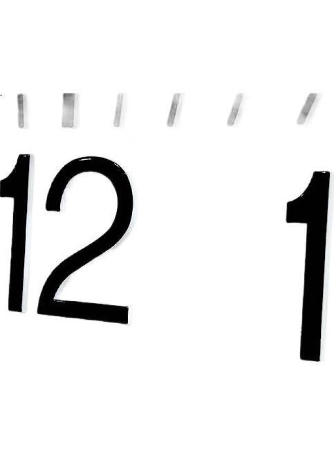 Compas (Compas) Wall Clock Living Room Square Simple Clock New Quartz Clock Wall Clock 3375 Black 33Cm - Image 2