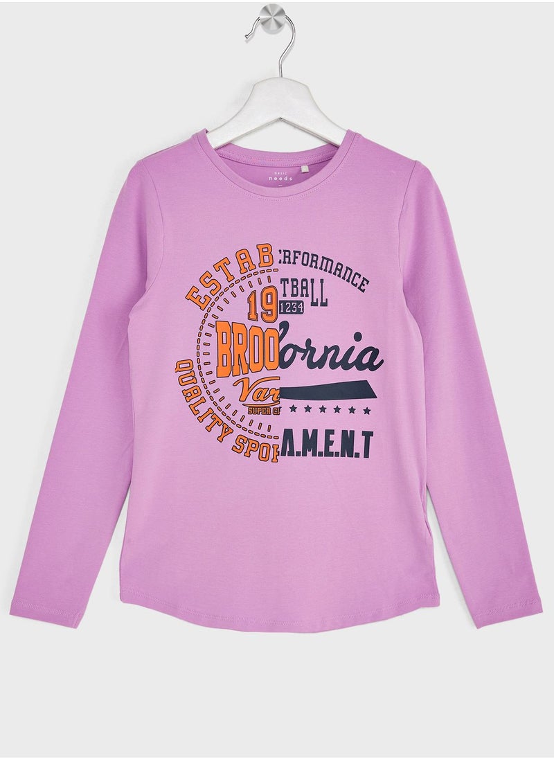 NAME IT - Kids Slogan T-Shirt - Image 1