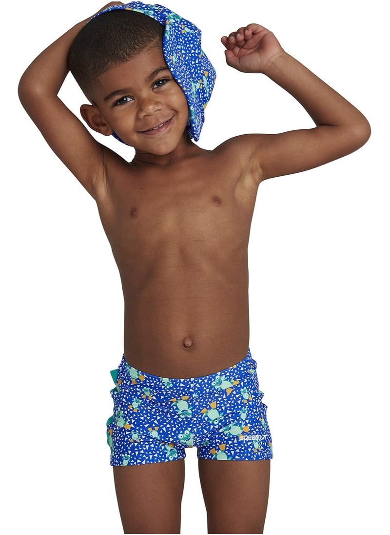 speedo Kids' Corey Croc Sun Protection Hat (Baby and Toddler) Blue  - Image 5