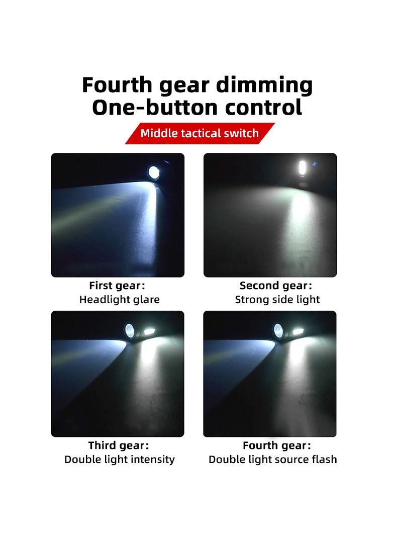 AROAQ The Portable Torch Camping Accessories and Gear LED Flashlight Lights for Runners Rechargeable - Image 3