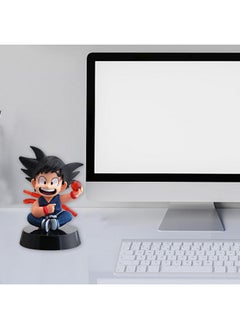 Blue Aura Blue Aura Goku Action Figure with Ball Height 12CM Multicolour Material PVC (Goku with Ball)  - Image 5