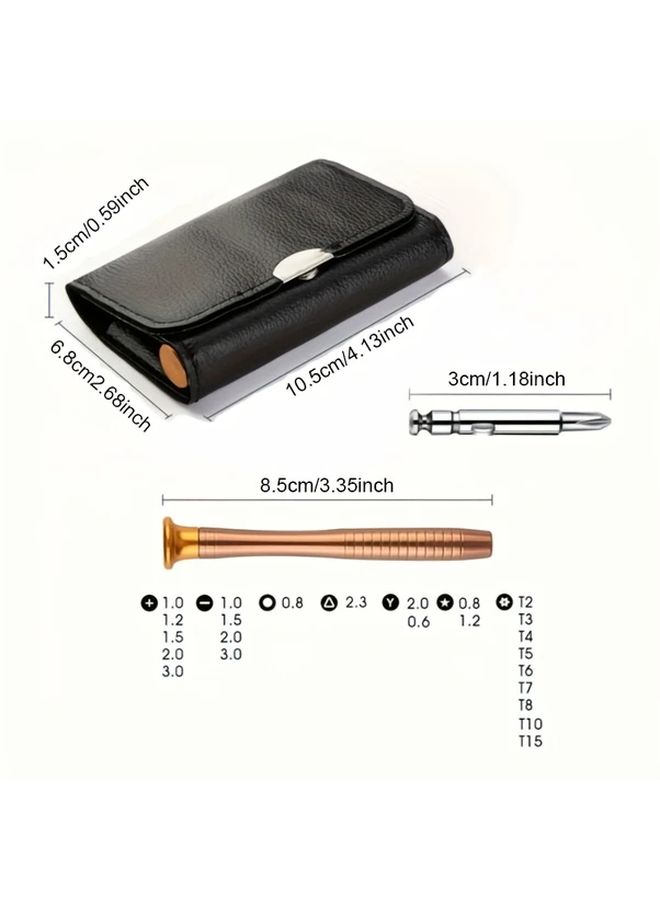 Type 1 Color 25 in 1 Magnetic Screwdriver Set for Electronics Repair Phone Watch Glasses - Image 2