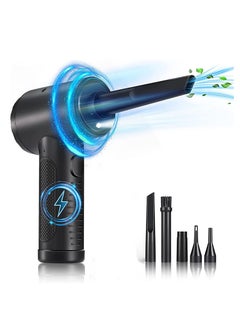 Xoopla Xoopla Compressed Air Duster for Computers -, 50000RPM Electric Air Duster with 3 Speeds Adjustable, 6000mAh Battery LED Light Portable Air Duster Cleaning PC Home Car  - Image 1