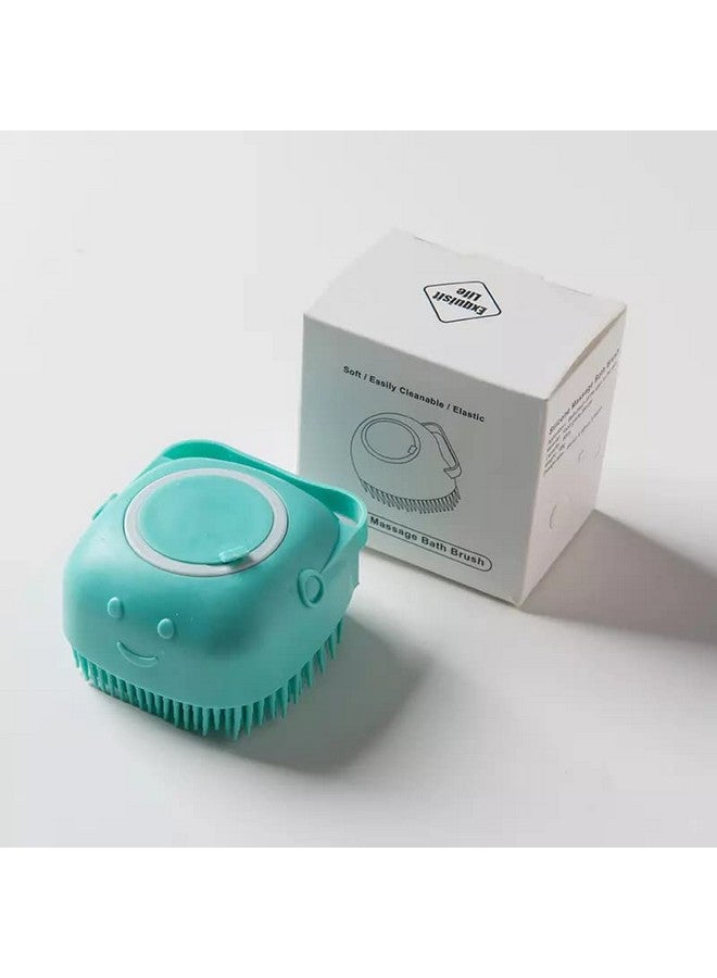 Esselkay Body Care Exfoliating Eco-friendly Soft Baby Bath Massage Silicone Bath Brush Grooming Tool Cat Dog Pet Bath Brush Silicon Massage Bath Brush Cleaning Body Silicon Wash Scrubber - Image 1