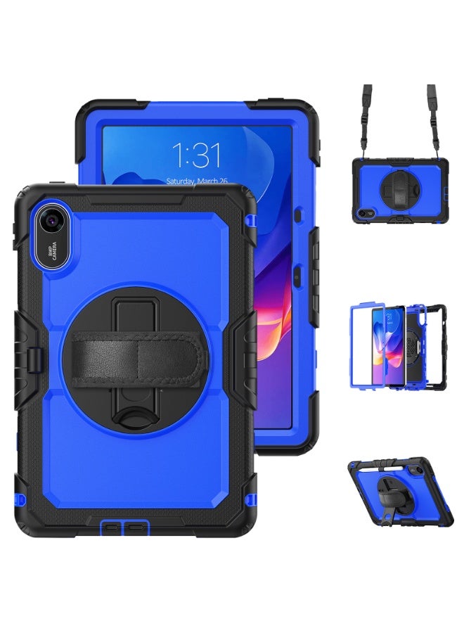 general Tablet Case for Xiaomi Redmi Pad 2 (2025) 11 inch [Built-in Screen Protector] 360° Rotatable Kickstand Heavy Duty Shockproof Cover with Hand Strap/Shoulder Strap - Image 3